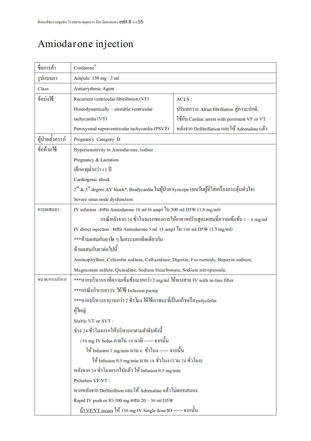 Amiodarone inj_001